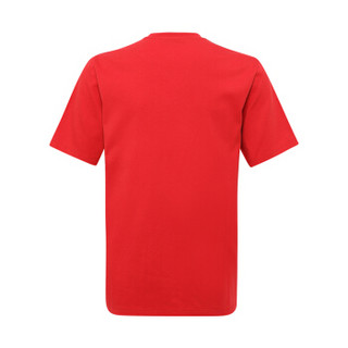 MSGM  男士红色棉质贴布图案圆领短袖T恤 2740MM165 195797 18 M码