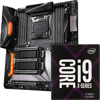 技嘉（GIGABYTE）X299X AORUS MASTER 主板+ 英特尔 (Intel) i9-9960X 处理器 板U套装/主板+CPU套装