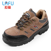 拉福(LAFU)LF6829劳保鞋 聚氨酯PU鞋底 防砸耐磨 四季透气 安全鞋工地鞋 43码