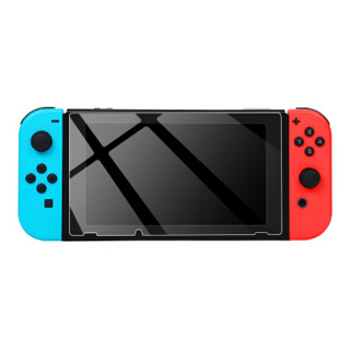 BUBM 任天堂switch钢化膜 NS高清保护膜 Nintendo全屏覆盖防刮游戏配件防爆膜 SWITCH-GHMB 超薄透明 一个装