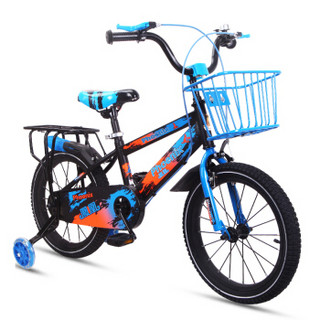 凤凰（Phoenix）儿童自行车 儿童单车脚踏车3-4-6-10岁小学生幼儿宝宝童车 闪光辅助轮 12寸冰凤