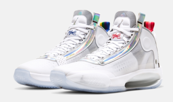 镭射+彩虹,AIR JORDAN XXXIV PF AJ34 BQ3381 男子篮球鞋