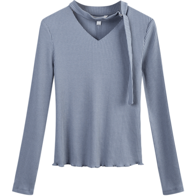 Puella  女士T恤 福袋2222 灰蓝色 S