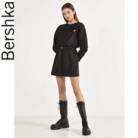 Bershka 00513315800 绒布连衣裙