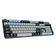 黑峡谷（Hyeku）GK715 机械键盘 游戏键盘 104键 蓝色背光 可插拔键盘 凯华BOX轴 灰黑 茶轴