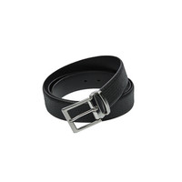 TRUSSARDI JEANS杜鲁萨迪男式黑色牛皮针扣腰带71L000139Y099999 K299 115