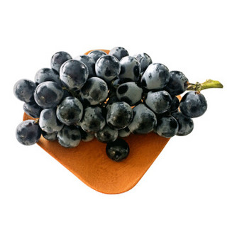 智利 进口玫瑰香 黑提 葡萄/提子 500g装 新鲜水果