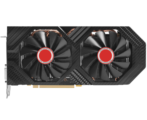 xfx讯景rx590gme黑狼版8g256bitgddr5显卡