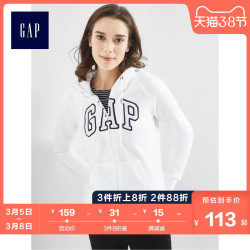 GAP 盖璞 639910 Logo徽标基本款可选色活力连帽卫衣