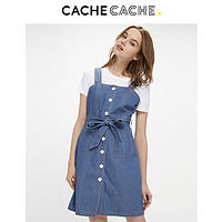 Cache Cache 捉迷藏 9377002428 背带牛仔裙