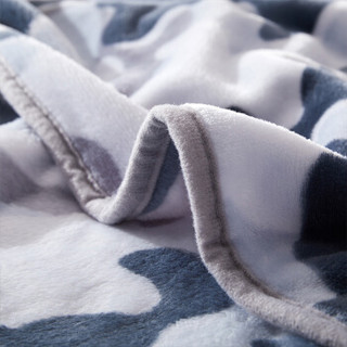 博洋家纺（BEYOND）毛毯被子珊瑚绒毯子双人午睡毯保暖法兰绒 迷洛 120*150cm