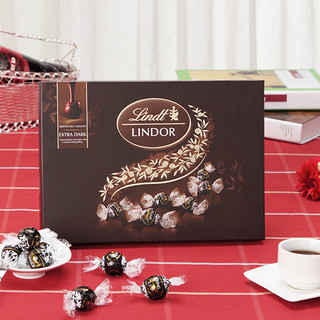 瑞士莲意大利进口软心特浓黑巧克力14粒装礼盒168g年货礼物礼品