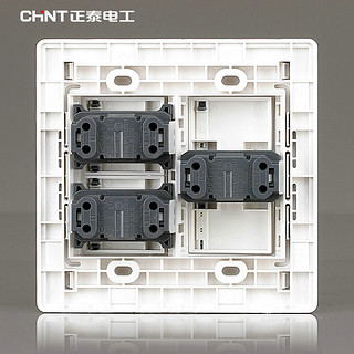 正泰 开关 插座 120型/NEW9E系列 正泰 插座/正泰 大三开双控