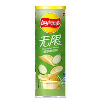 88VIP：Lay's 乐事 无限薯片组合翡翠黄瓜味104g*2罐零食小吃休闲食品