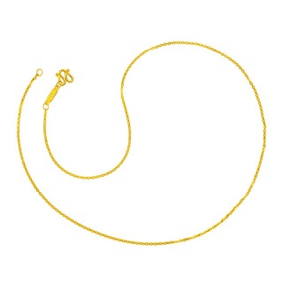 CHOW TAI FOOK 周大福 EOF149 足金十字链