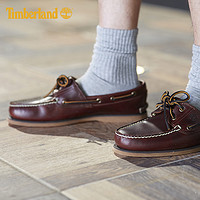 Timberland 预售Timberland添柏岚官方男鞋船鞋牛皮手工缝制轻便偏小|25077