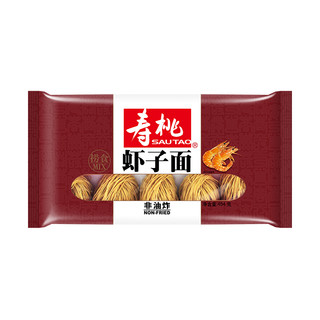SAU TAO 寿桃牌 中国香港寿桃方便面非油炸传统虾子面10个装454g