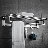 JOMOO九牧 毛巾架太空铝浴室挂件套装卫生间置物架浴巾架