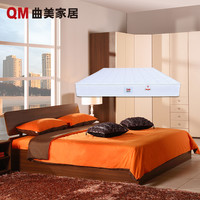 曲美家具家居 北欧卧室套餐板式双人床储物箱体床+床垫成套家具