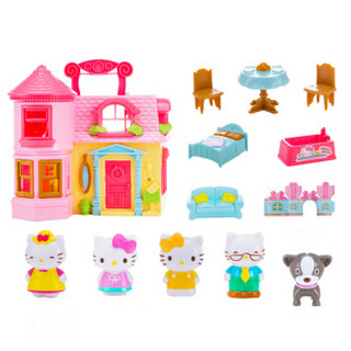 Hello Kitty凯蒂猫公主温馨的家城堡别墅女孩过家家玩具套装KT-50111