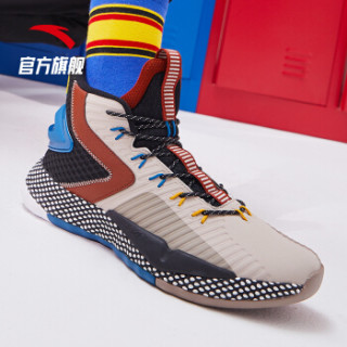 anta安踏要疯系列速战3男子篮球鞋119416068白红42