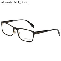 亚历山大·麦昆Alexander McQueen eyewear光学镜架男女款 经典方形光学镜架 AM0163O-001 黑色镜框 55mm