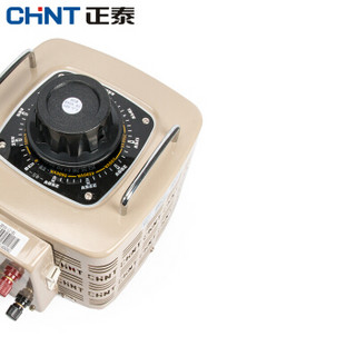 正泰（CHNT）TDGC2-5 单相调压器5000w 输入220v调压器TDGC2 5kva 调整电压0v-250v