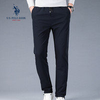 U.S. POLO ASSN.休闲裤男士2019秋冬新品卫裤青年运动裤男韩版宽松弹力修身裤子男 6193122151 蓝色 31