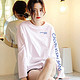 Calvin Klein 卡尔文·克莱 42J6668 女款印花长袖T恤