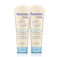 Aveeno 艾惟诺 婴儿天然燕麦保湿润肤乳 227g 淡蓝 2瓶装