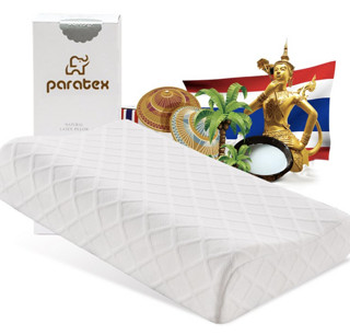 PARATEX 泰国进口天然乳胶枕头 60*36*9/11cm
