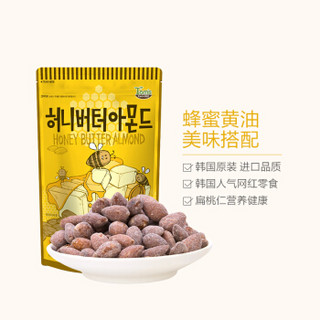 HBAF 芭峰 汤姆农场 韩国进口 HBAF芭蜂蜂蜜黄油味扁桃仁210g 去壳坚果炒货 休闲零食