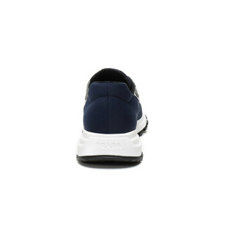 送男友 PRADA 普拉达 男士波罗的海蓝多色拼色织物PRAX 01运动鞋 4E3382 1MNS F0I33 7.5/41.5码