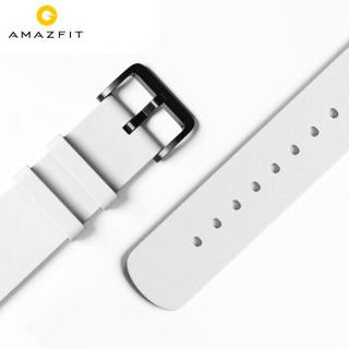 Amazfit 白色真皮表带 22mm（适用GTR47，智能运动手表，2代，2S，3代）