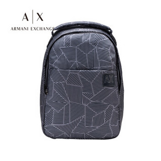 ARMANI EXCHANGE 阿玛尼奢侈品男士弹力字母双肩带背提包 952112-9P003 BLUE-26040 U