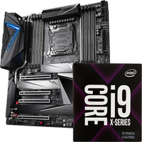 技嘉（GIGABYTE）X299X DESIGNARE 10G 设计师主板+ 英特尔 (Intel) i9-9940X 处理器 板U套装/主板+CPU套装