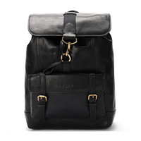 COACH 蔻驰 奢侈品 男士专柜款37号大号BLEECKER双肩包黑色皮质 86929 OLBLK