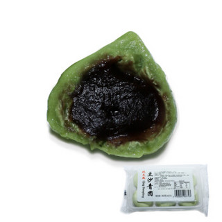 沈大成 冷冻青团 豆沙口味 360g*2 （糕点  糯米滋 青团 清明   上海特产  中华老字号）杏花楼出品