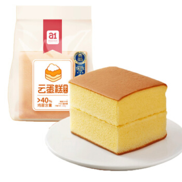爱逸a1云蛋糕100g长崎蛋糕网红纯蛋糕早餐面包鸡蛋原味蒸蛋糕