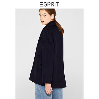 ESPRIT 埃斯普利特 女士短款长袖外套 099EO1G058 深海蓝 175/92A/L