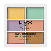 NYX Professional Makeup 6色修容遮瑕盘 *3件