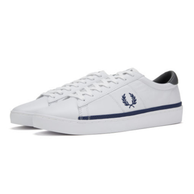 FRED PERRY 男士刺绣Logo休闲鞋White UK6.5 【报价价格评测怎么样