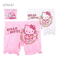 凯蒂猫HELLOKITTY女童安全裤儿童内裤宝宝平角防走光学生底裤KTN147/2条装  110cm