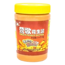 莺歌 面包吐司拌面酱 火锅蘸料 早餐伴侣 咸味型 花生酱510g /瓶 *3件