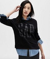 Gap 盖璞 526973 女款徽标LOGO圆领卫衣