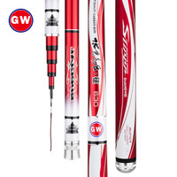 光威(GW)征4.8米鱼竿碳素钓鱼竿长节台钓竿超轻超硬28调鲤鱼竿黑坑钓竿鱼杆手竿