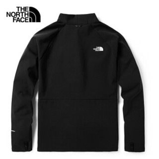 北面（The North Face ）2020春夏新品户外软壳女保暖防风防泼水夹克外套 49ET/JK3 黑色 L码