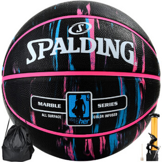 斯伯丁Spalding NBA橡胶篮球6号女子训练篮球 83-878Y