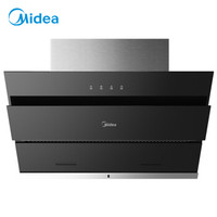 美的（Midea）油烟机 17爆炒大吸力 侧吸抽油烟机 黑晶面板  家用抽吸烟机B62S