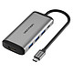 VENTION 威迅 CNBHB Type-C转HDM/USB3.0*3/PD转换器 深空灰